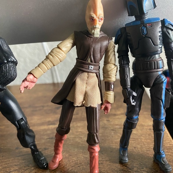 Star Wars Action Figure Set Of 4 Adi-Mundi, Shaak Ti, Pre Vizsla & Darth Maul 4” - Picture 7 of 9